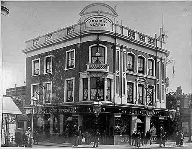 Admiral Keppel, 77 Fulham Road, Chelsea - circa 1890