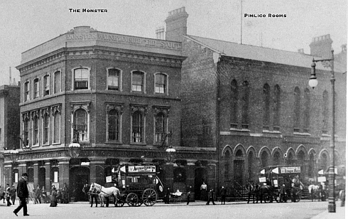 The Monster & Pimlico Rooms, Sutherland Terrace - circa 1905