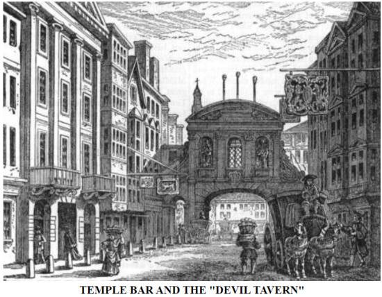 Temple Bar and the Devil Tavern
